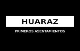 Huaraz asentamientos