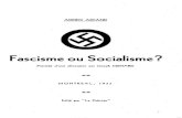 Arcand Adrien - Fascisme Ou Socialisme