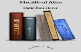 Hafiz Ibni Hacer - Metalib-ul Aliye