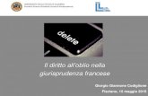 G. Giannone Codiglione - Il Diritto All'Oblio Nella Giurisprudenza Francese