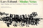 Modus Vetus- Lars Edlund