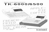 Casio TK-6000 manual DE