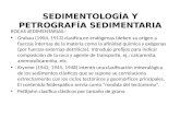 Sedimentología y Petrografía Sedimentaria