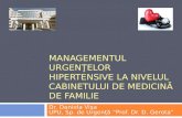 Managementul Urgentelor Hipertensive La Nivelul Cabinetului de Medicina de Familie