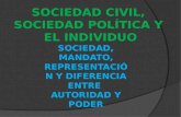 Sociedad Civil, Sociedad Política y El Individuo