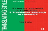 A Literary Approach to Translation