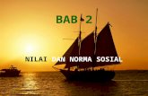 BAB 2 - Nilai Dan Norma