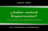 ¿Sabe usted Esperanto?