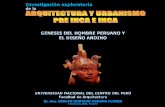 Arquitectura y Urbanismo Pre Inca e Inca