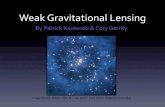 Weak Gravitational Lensing Slides