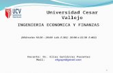 Ing. Economica y Finanzas
