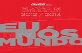 Relatório de Sustentabilidade Coca 2012 2013