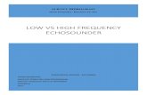 Low Versus High Frequencies Echosounder