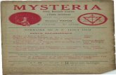 Mysteria août 1913