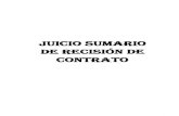 Juicio Sumario - Resicion de Contrato 2005