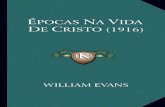 Epocas Na Vida de Cristo - William Evans