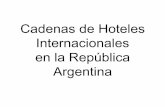 Presentacion Cadenas Hoteleras