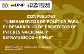 DNP-PINES Conpes 3762