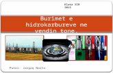 Burimet e Hidrokarbureve Ne Shqiperi