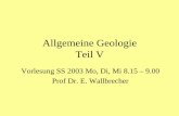 Allgemeine Geologie 5