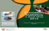 Education Statistic 2013 in south africa