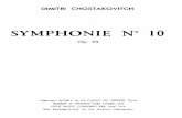 [Score] Shostakovich, Dmitri - Symphony No. 10