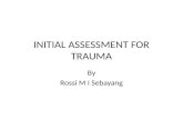 Initial Assessment for Trauma