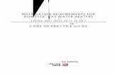 Code of Practice for Installation Requirements for Domestice Gas Water Heaters