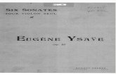 Ysaye 6 Solo Violin Sonatas (Greyscales)