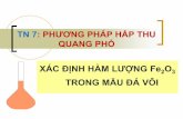 Bài 6 - Quang Phổ