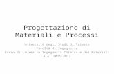 Lezione 1 - Introduzione - Corso Di Progettazione Di Materiali e Processi