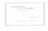 Sarabande Et Allegro-gabriel Grovlez