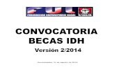 Convocatoria Becas Idh 2-2014