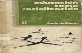 Durkheim - Educacion Como Socializacion