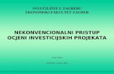 Nekonvencionalni Pristup Ocjeni Investicijskih Projekata