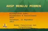 Paparan Ahsp Umum - Surabaya