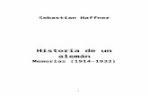 Haffner, Sebastian - Historia de Un Aleman