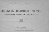 Constantin Radulescu Motru Sufletul Neamului Nostru Calitati Bune Si Defecte 1910