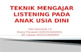 Teknik Mengajar Listening