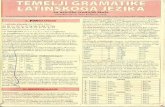 Temelji Gramatike Latinskog Jezika