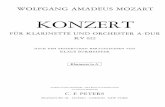 Mozart - Konzert KV 622