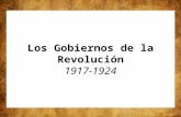 Gobiernos de La Revolución Mexicana