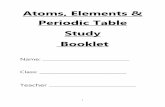 Atoms Elements & Periodic Table_Study Booklet