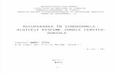 Recuperarea in Sindroamele Algice si Disfunctionale Cervico-Dorsale.doc