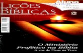 o Ministério Profético Na Bíblia - Lições Bíblicas 3t2010