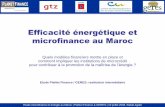 Efficacite Energetique Et Energie Au Maroc 221008