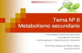 Metabolismo Secundario