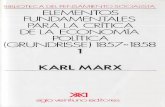 Karl Marx-Grundrisse Tomo I