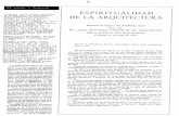 J.A. Coderch Espiritualidad de la Arquitectura