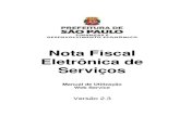 NFe Web Service v2.3 PMSP